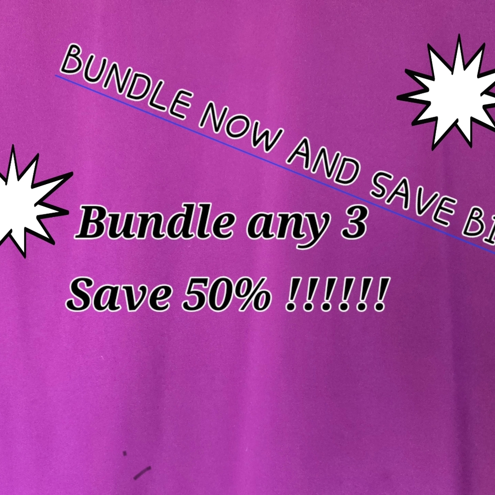 Bundle 3 Or More 50% Off